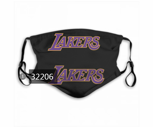NBA 2020 Los Angeles Lakers18 Dust mask with filter